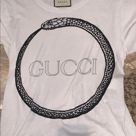 ‼️SOLD‼️Gucci white snake t-shirt - Picture 3 of 5
